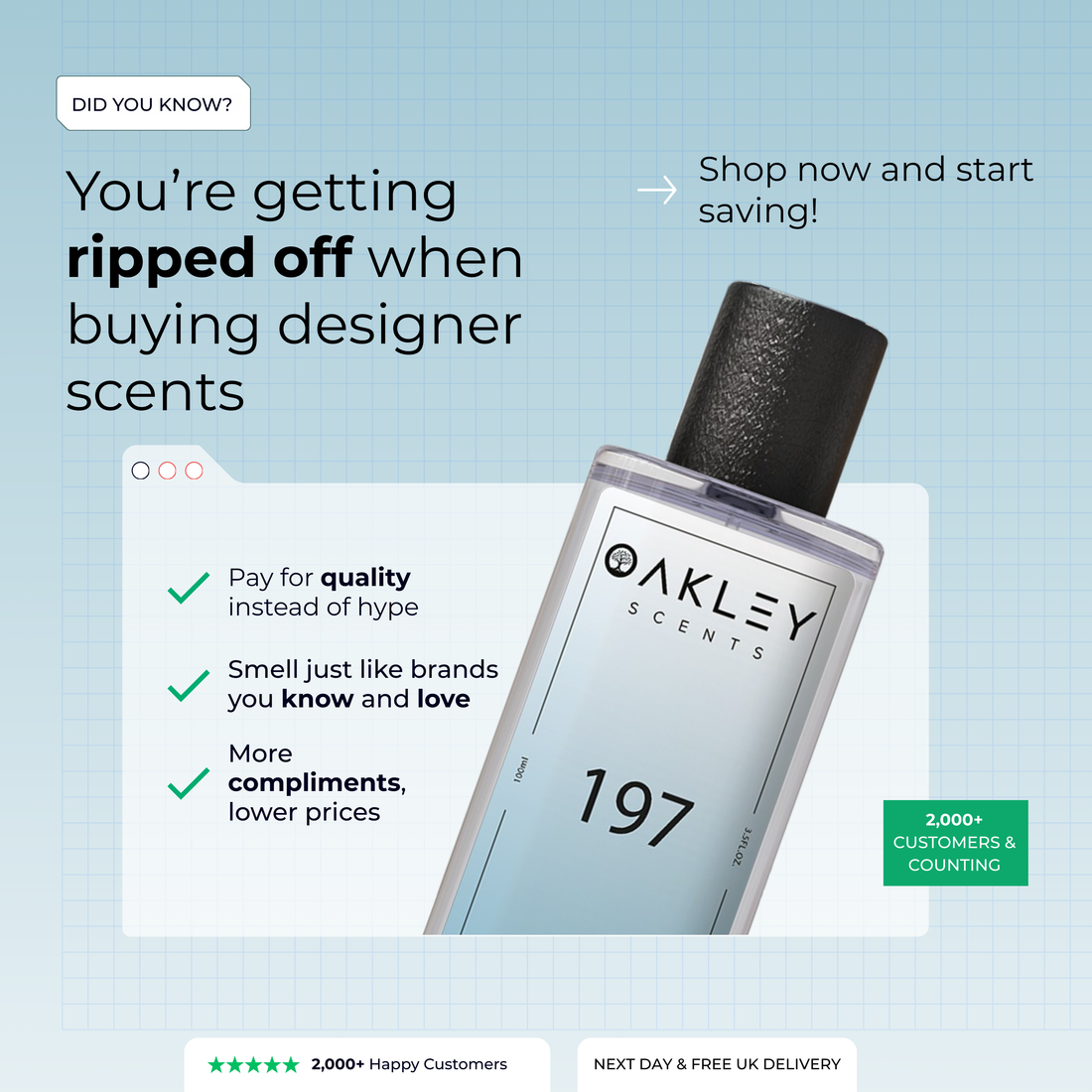197 - Inspired by Sauvage - 100ml